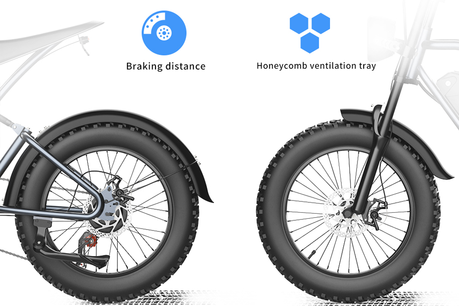 Off-Road Electric Fat Tire EBike 1000W 